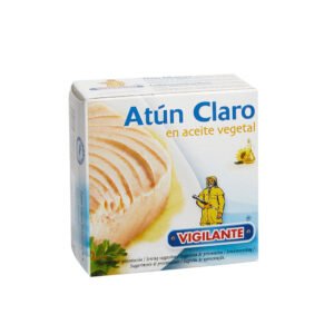 Atún claro en aceite vegetal VIGILANTE Peso neto: 80g