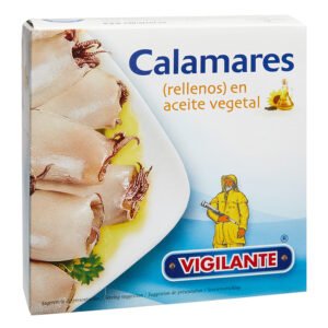 Calamares (rellenos) en aceite vegetal VIGILANTE Peso neto: 545g