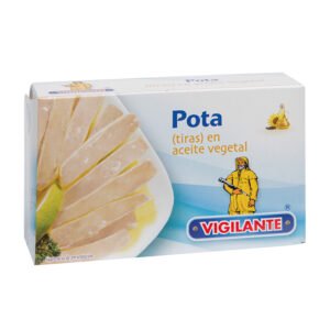 Pota (tiras) en aceite vegetal VIGILANTE Peso neto: 115g
