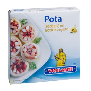 Pota (rodajas) en aceite vegetal VIGILANTE Peso neto: 545g
