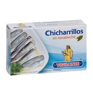 Chicharrillos en escabeche VIGILANTE Peso neto: 120g