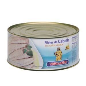 Filetes de caballa en aceite vegetal VIGILANTE Peso neto: 960g