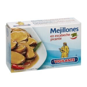 Mejillones en escabeche picante VIGILANTE Peso neto: 115g