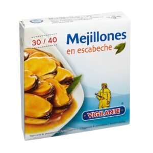 Mejillones en escabeche VIGILANTE (30/40)  Peso neto: 280g