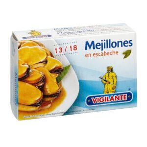 Mejillones en escabeche VIGILANTE (13/18) Peso neto: 115g