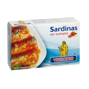Sardinas en tomate VIGILANTE Peso neto: 120g