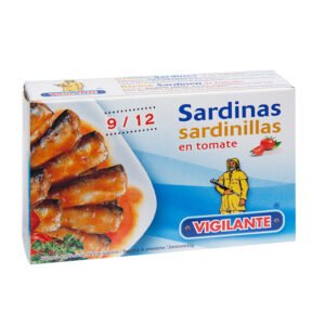 Sardinas Sardinillas en tomate VIGILANTE Peso neto: 120g