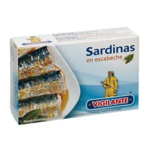 Sardinas en escabeche VIGILANTE Peso neto: 120g