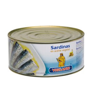 Sardinas en aceite vegetal VIGILANTE Peso neto: 1000g