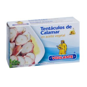 Tentáculos de calamar en aceite vegetal VIGILANTE Peso neto: 115g