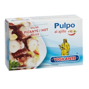 Pulpo al ajillo VIGILANTE (salsa picante) Peso neto: 115g