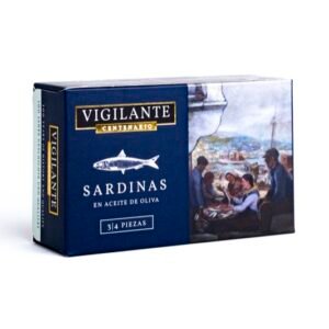 Sardinas 3/4 piezas en Aceite de Oliva VIGILANTE CENTENARIO