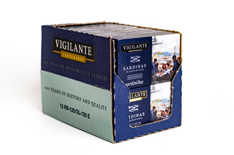 Sardinillas 12/15 piezas en Aceite de Oliva VIGILANTE CENTENARIO - Imagen 5