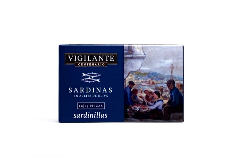 Sardinillas 12/15 piezas en Aceite de Oliva VIGILANTE CENTENARIO - Imagen 4