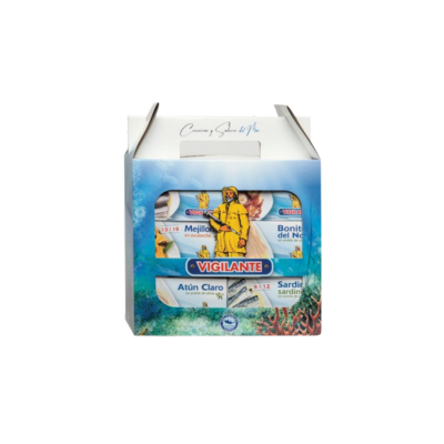 Surtido 12 latas Conservas VIGILANTE